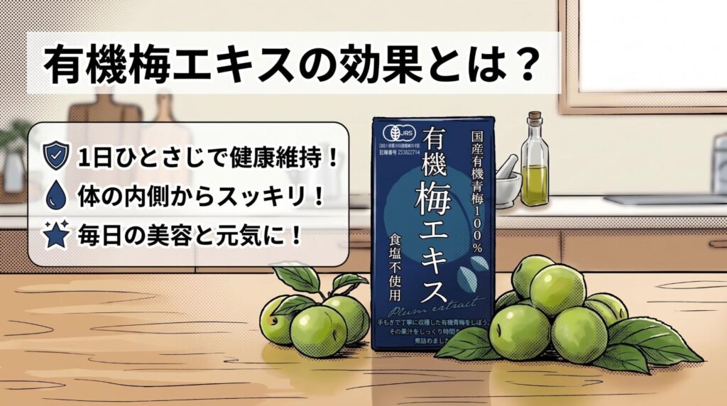 【梅エキスの効果】昔ながらの知恵で毎日をもっと元気に過ごす上手な取り入れ方